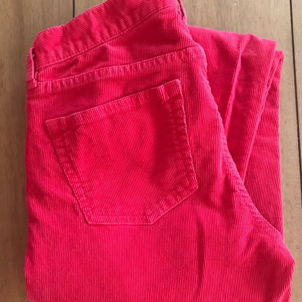 J. crew Matchstick Red Cords (25 Reg )